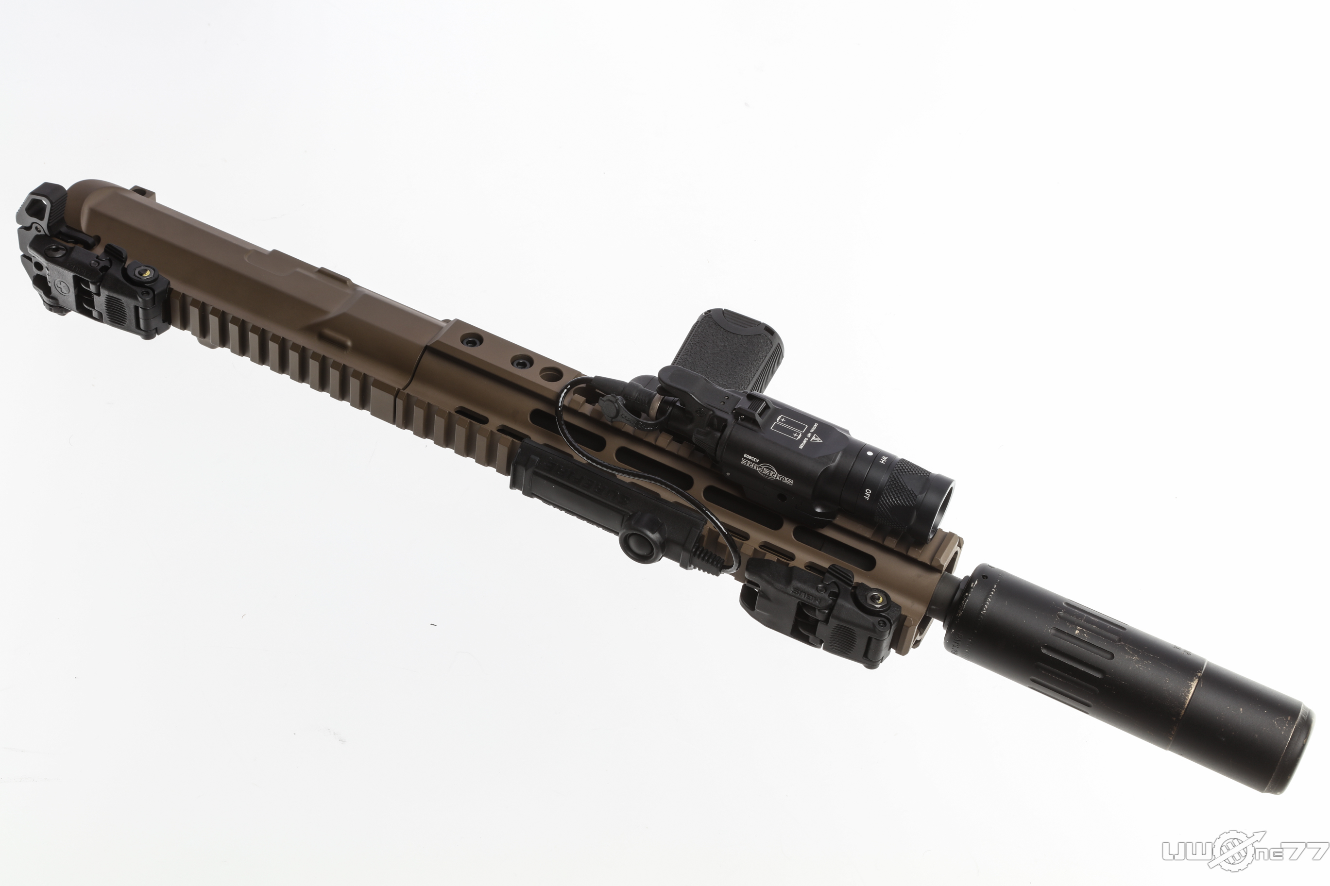 Rail for 10.3" barrel